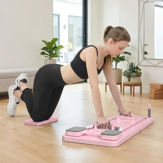 Prancha Multifuncional 9 em 1 para Exercícios Pilates Abdominal e Fitness UNIBOM