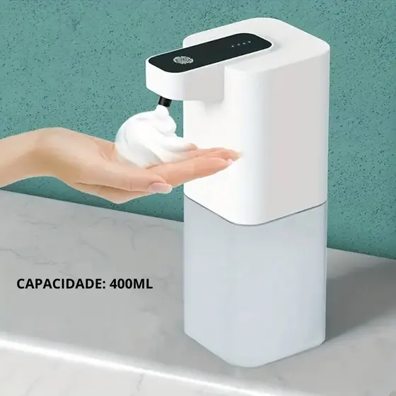 Dispenser Automático de Sabão Líquido Espumante com Sensor Infravermelho UNIBOM