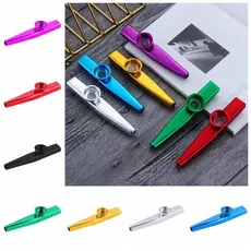 Boca De Diafragma  Kazoos , Aprenda Facilmente Kazoo De Metal Em Liga De Alumínio , Multicores