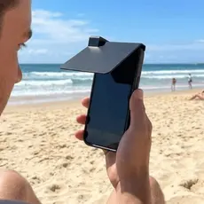 Guarda-Sol Para Celular , Viseira De Tela De Telefone Antirreflexo Anti-UV , Proteção Solar Com Ângulo Ajustáve