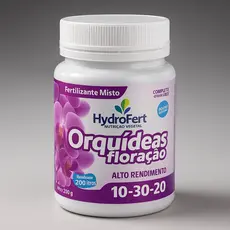 Fertilizante Orquídeas Floração NPK 10-30-20 | Estimula a Floração | Flores em geral | 200g