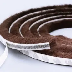 Fita Veda Fresta Escovinha 10mm x 7mm Contra Insetos Poeira - Youtek