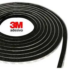 Fita Veda Frestas Portas e Janelas - Contra Insetos e Poeira - 5mm x 7mm - Youtek