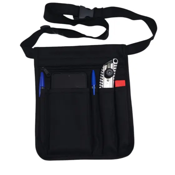Cartucheira Pochete Tablet Com Zíper Cabeleireiro Professor Promotor