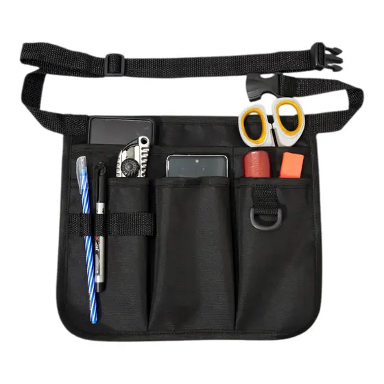 Cartucheira Pochete Organizador De Cinto Ferramentas Tablet 7 Bolsos