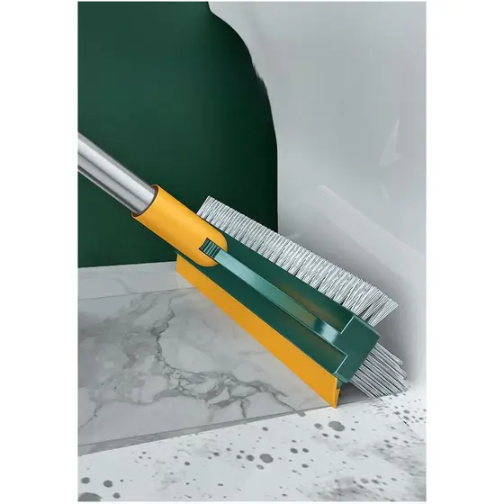 Escova 3 Em 1 Vassoura Rodo Gap Limpeza Esfregão Mop Limpa