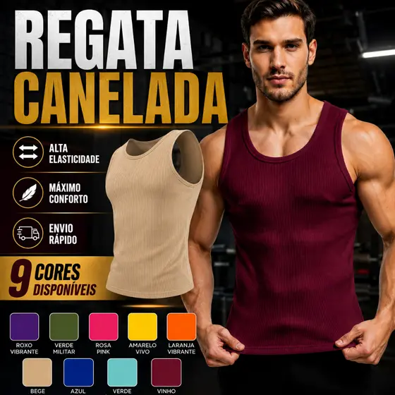 Regata Canelada Ribana Americana Básica