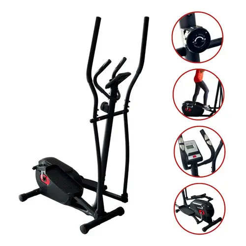Elíptico Magnético Importway 8 Cargas Passada 280mm Para Treino Cardio Sem Impacto Em Casa