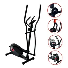 Elíptico Magnético Importway 8 Cargas Passada 280mm Para Treino Cardio Sem Impacto Em Casa