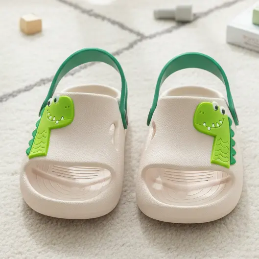 Chinelo Infantil Nuvem Slide Menino Macio Confortável Leve Masculino Animais Dino
