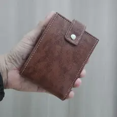 Carteira masculina Sintética Compacta Cartões CNH Cédulas