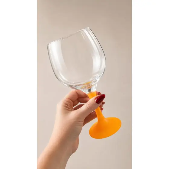 UNIDADE TACA GIN NEON LARANJA