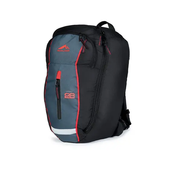 Mochila Trilhas Sprint Preto Com Cinza - Trilhas & Rumos