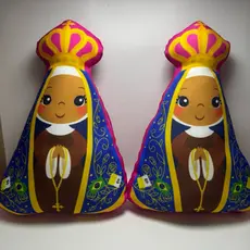Kit com 2 Naninha Nossa Senhora Aparecida Personalizada com Enchimento Antialérgico