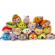 Kit 10 Mini Pelúcias Tsum Tsum Chaveiros Colecionáveis 10cm Sortidos