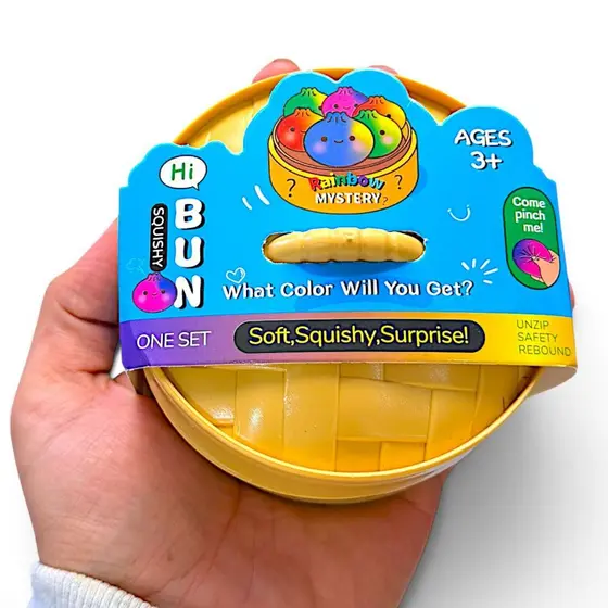 Dumpling Squishy Toys Fidget Anti Stress Brinquedo Flexivel.