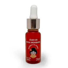 Óleo de Rosa Mosqueta 100% Puro Anti Manchas Estrias Rugas Efeito Clareador Segredo de Gueixa 20ML