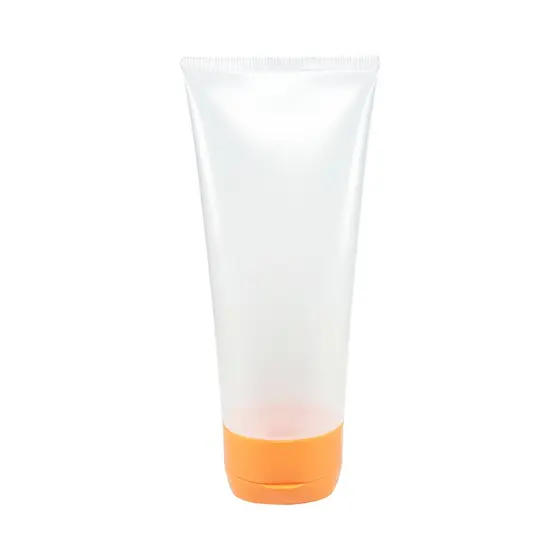 Bisnaga Plástica Transparente 200ml C/ Tampa Flip Top