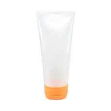 Bisnaga Plástica Transparente 200ml C/ Tampa Flip Top