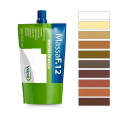 Massa Para Madeira F12 Calafetar Correção 200g Viapol Variadas Cores Mdf Verniz