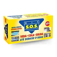 Cola Adesiva Massa Epoxi Kit SOS Veda Tudo Variados Pesos Debaixo D'água Secagem Rápida