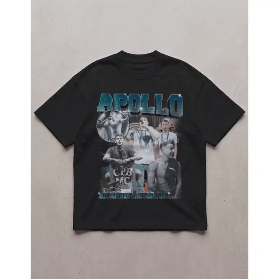 Camiseta Apollo MC OVERSIZED Bicampeão Do Estadual Streetwear bootleg BDA Camisa Blusão unissex