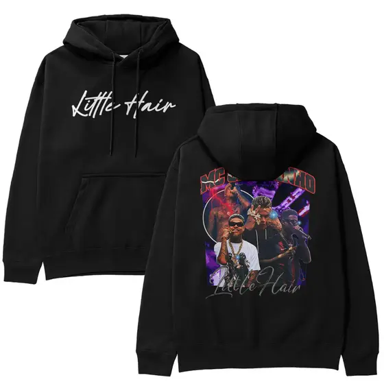Moletom Little Hair Unissex Blusao Estampa Em DTF P Sair Confortavel Para o Frio Casaco
