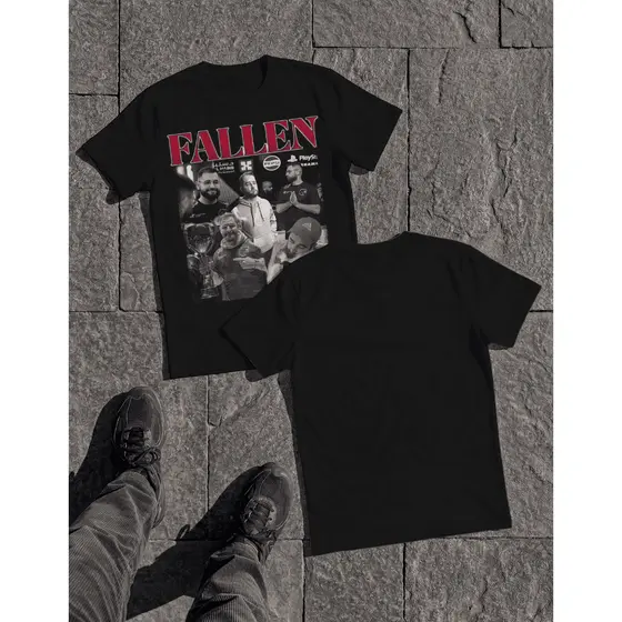 Camiseta Fallen 100% Algodão Unissex Streetwear Blusa Masculino e Feminina Jogo Para Fãs Camisa