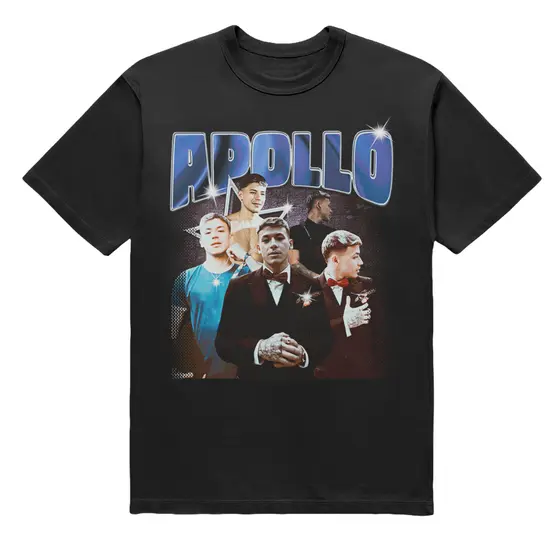 Camiseta apollo Mc Versao 3 Unissex P Sair Streetwear Estampa Em DTF Na Frente Camiseta 100% ALgodão