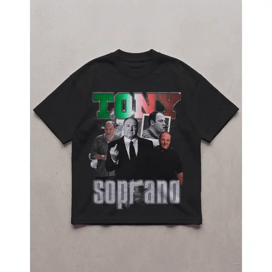 Camiseta Over Oversized Serie Tony Soprano Fio 30.1 Camisa100% Algodão do P ao GG Forma grande