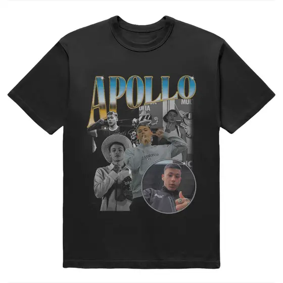 Camiseta Apollo Mc Premium 100% Algodão Fio 30.1 Unissex Streetwear