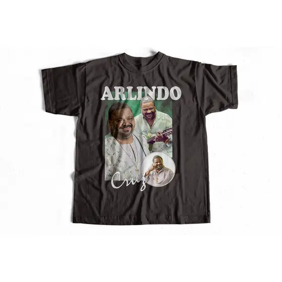 Camiseta Arlindo Cruz Premium 100% Algodão Fio 30.1 Unissex Streetwear Casual Cantores Bootleg