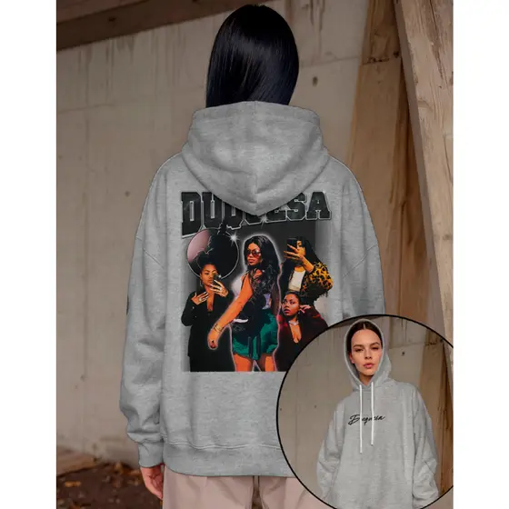 Moletom Duquesa Artista Streetwear P Sair Confortavel Para O Frio Casual Estampa Em DTF Blusa