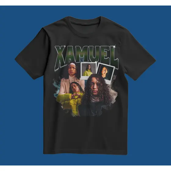 Camiseta Xamuel Mc P Sair Unissex Batalha De Rima Streetwear Normal 100% Algodão Estampa Em DTF