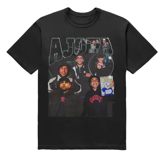 Camiseta Ajota Mc/ Ajotancia Unissex P Sair Confortavel Estampa bootleg Em DTF Streetwear