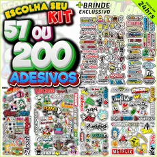 Kit 200 Adesivos Vinilico Capacete Moto Bike Eletrica Figurinhas Grau 244 Aranha Frases