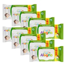 Kit C/8 Toalha Umedecida Turma da Alegria  Leve 140 Pague 120 Total 1120 unidades
