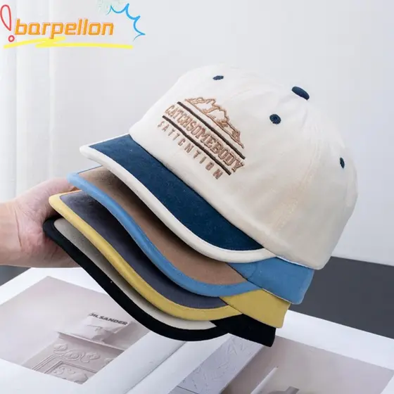Chapéu De Beisebol De Casal BARPELLON , Boné De Pesca De Aba Curta Anti-Sol , Protetor Solar Ajustável E Sombreamento