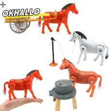 Brinquedo Circulante De Cavalo OKHALLO , Modelo Elétrico Engraçado Para Alívio De Ansiedade , Mini Brinquedos Sensoriais