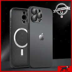 Para Magsafe Magnético De Carregamento Sem Fio AG Fosco Caso iPhone Air 17 16 15 14 13 12 11 Pro Max Com Protetor Lente