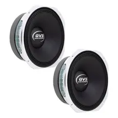 2 Alto Falante QVS 10MGS810 10 polegadas 400rms Médio Grave QVS Som Automotivo Som profissional