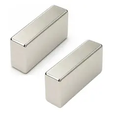 Ímã Neodímio 20x10x5 Mm N42 2 Unidades Super Forte