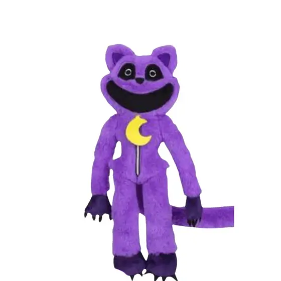Brinquedo de pelucia De Terror De 40 Cm, Boneca De Gato Roxa, Animal catnap