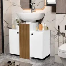 PROMOÇÃO Gabinete Banheiro Lavatório Coluna Moderno Compacto MDP Armário Balcão Banheiro