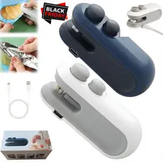 Mini Máquina Seladora de Embalagem Recarregável 2 em 1 Selagem Rápida e Forte Promoção Alta Qualidade