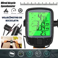 Ciclocomputador Multifuncional: Medidor de Velocidade, Cronômetro, Odômetro, Luz Noturna e à Prova d’Água