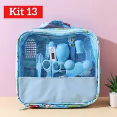 Kit 13 Pecas Bebê Cuidado Higiene Com O Cabelo Saúde Cabeleireiro Escova Higiene Kit Cortador De Unhas