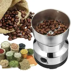 220V Moedor multifuncional de café e especiarias Moedor de aço inoxidável com 4 lâminas Máquina