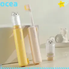 Escova De Dentes De Viagem OCEA , Mini Dispensador De Pasta De Dente 2 Em 1 , Conjunto De Portátil Dobrável