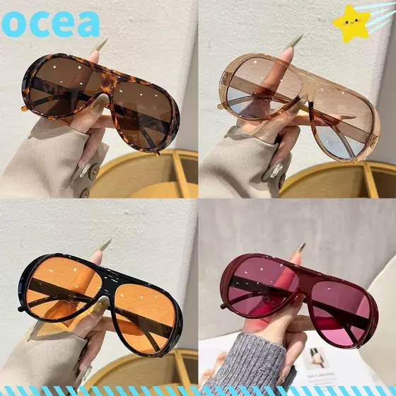 Óculos De Sol OCEA , Lente Retrô Para PC Vintage Com Bloqueio De Luz Azul UV380 , Uso Diário